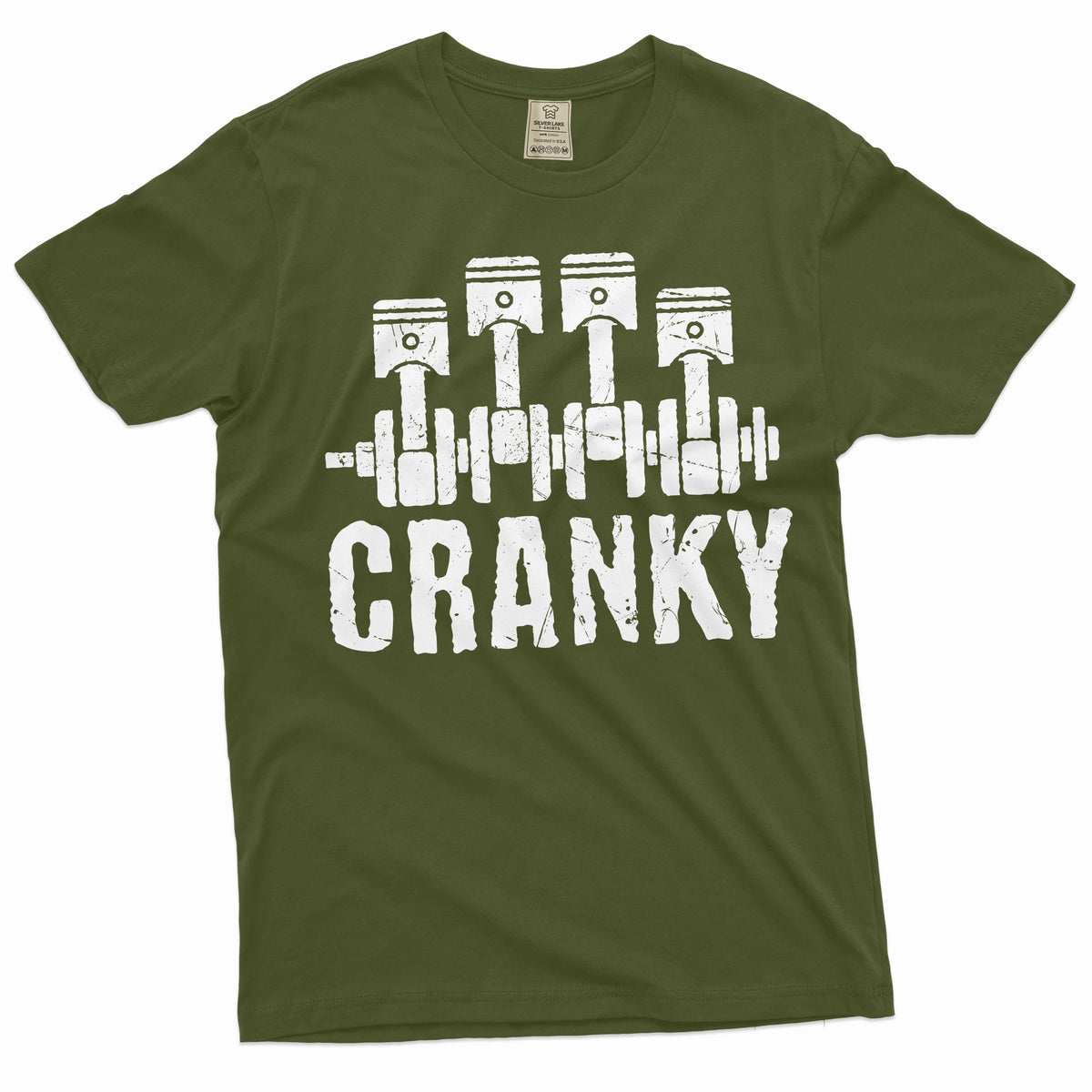 Men's funny Mechanic Tee Cranky Shirt Car Engine Dad product image 4