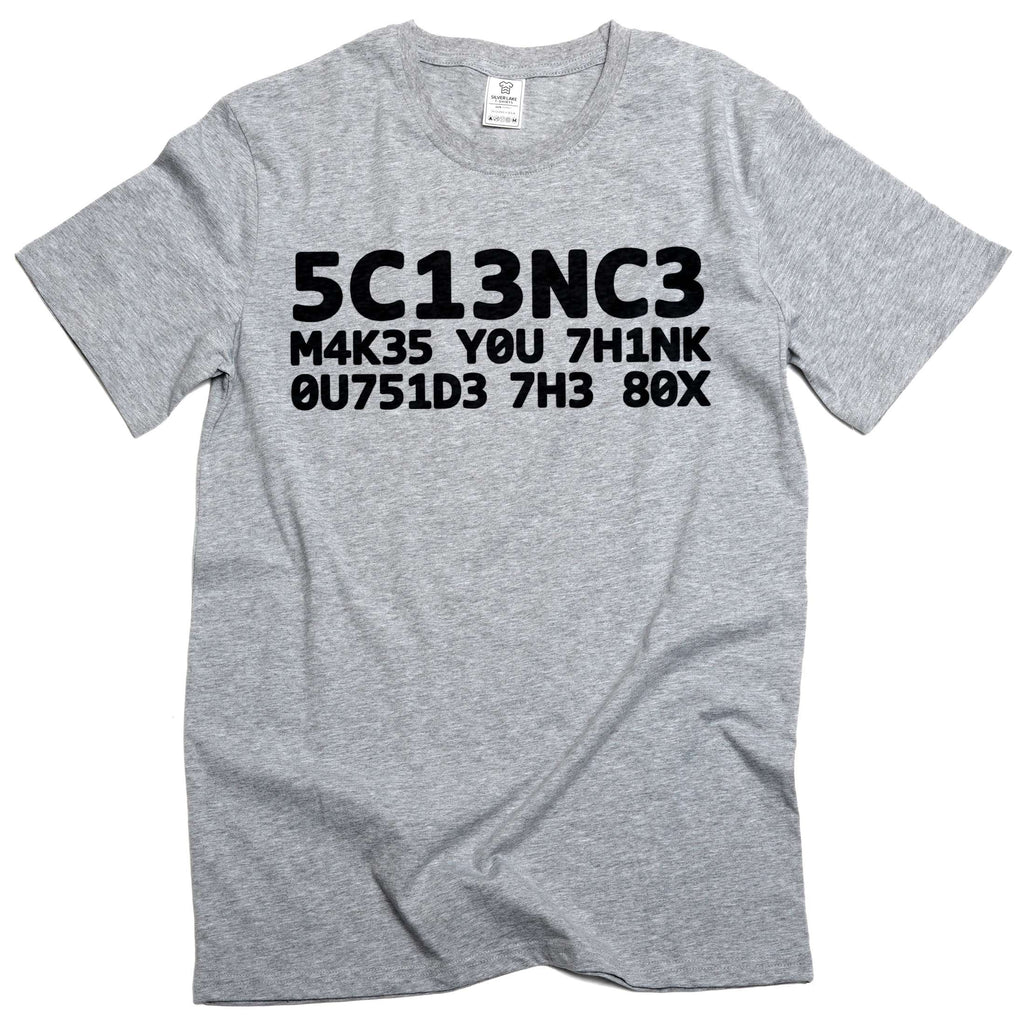 Science Makes You Think Outside The Box Shirt Funny Nerd product image 5
