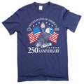 250 Year US Independence Day T-shirt 1776-2026 250th product image 1