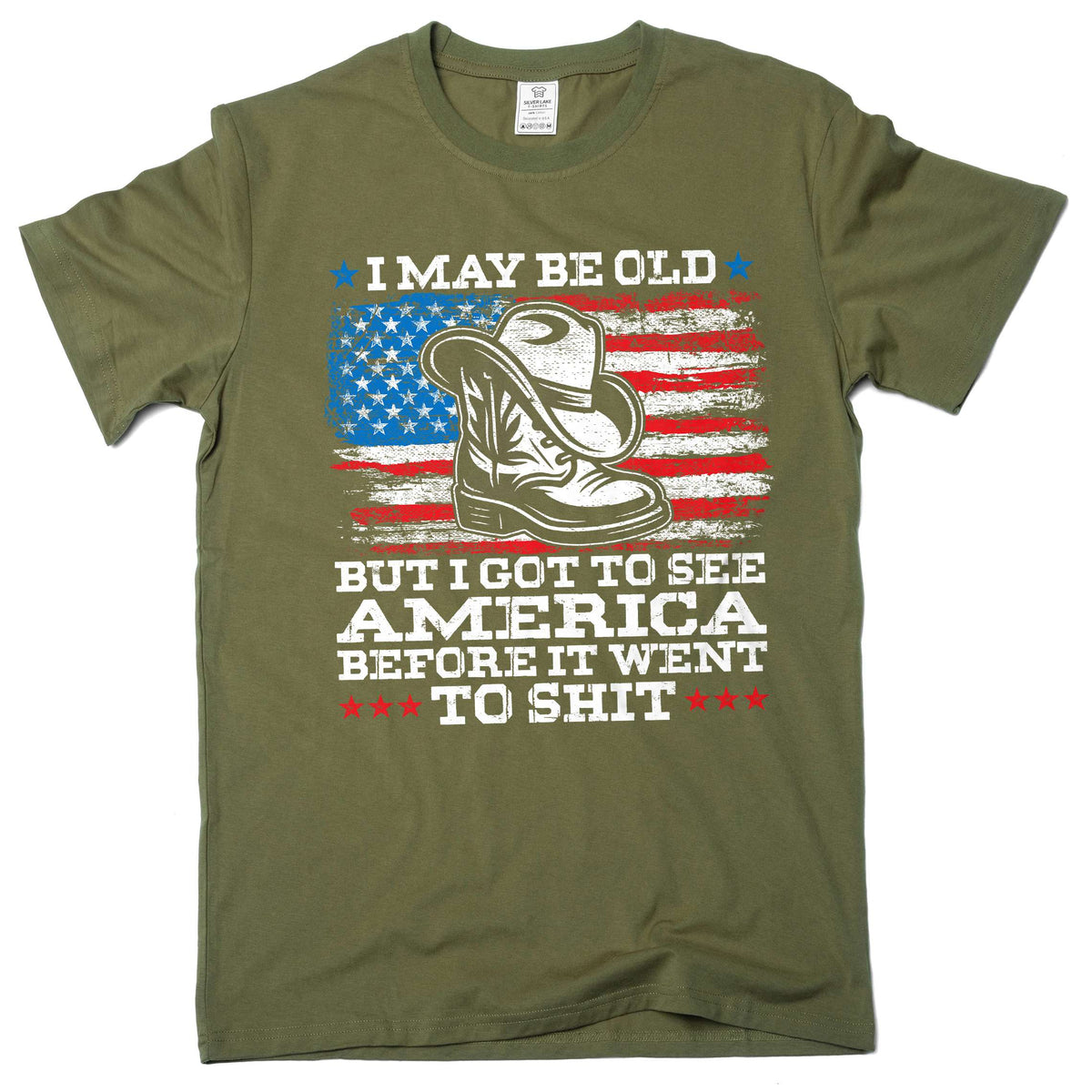 Men's USA Patriotic T-shirt I Got To See America Tee US product image 4