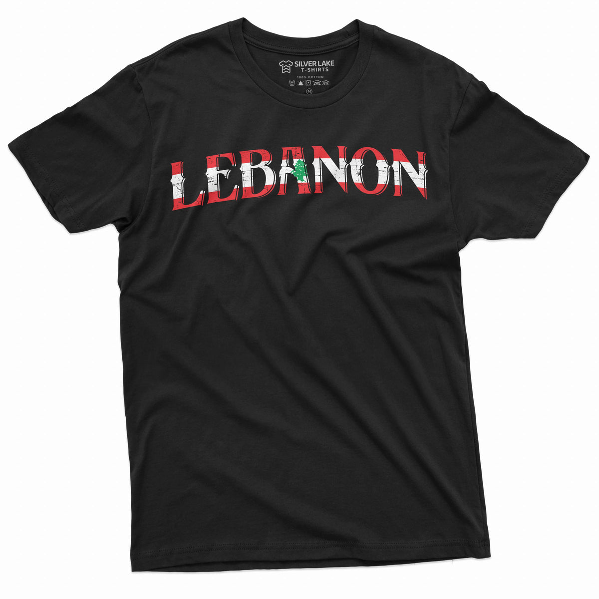 Men's Lebanon T-shirt flag coat of arms country nation tee product image 1