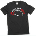 Men's sarcastic my give a shit meter T-shirt adult humor product image 1