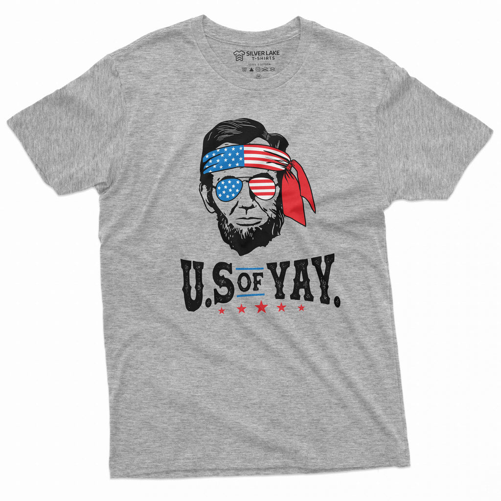 Men's 4th of July Abraham Lincoln T-shirt Patriotic U.S of product image 5