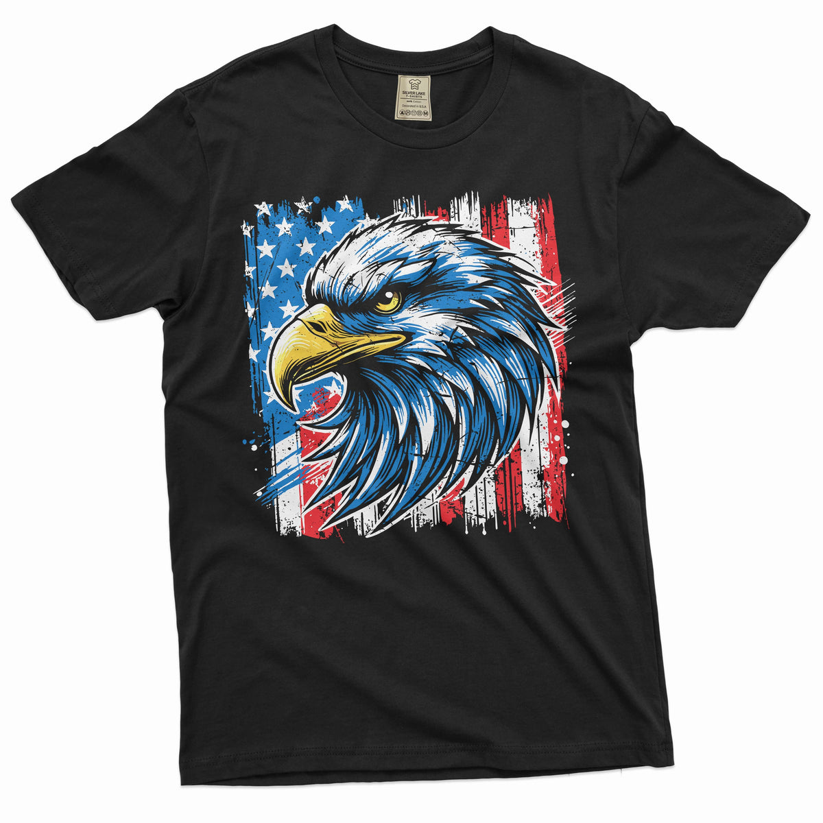 Men's patriotic USA T-shirt US flag tee shirt 4th of July product image 1