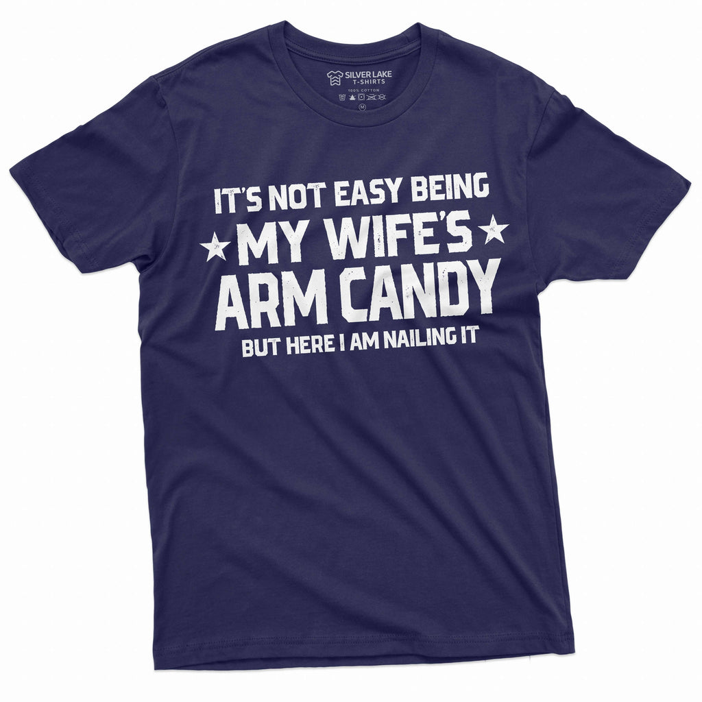 Men's Funny Husband Tee Wife's Army Candy T-shirt product image 3