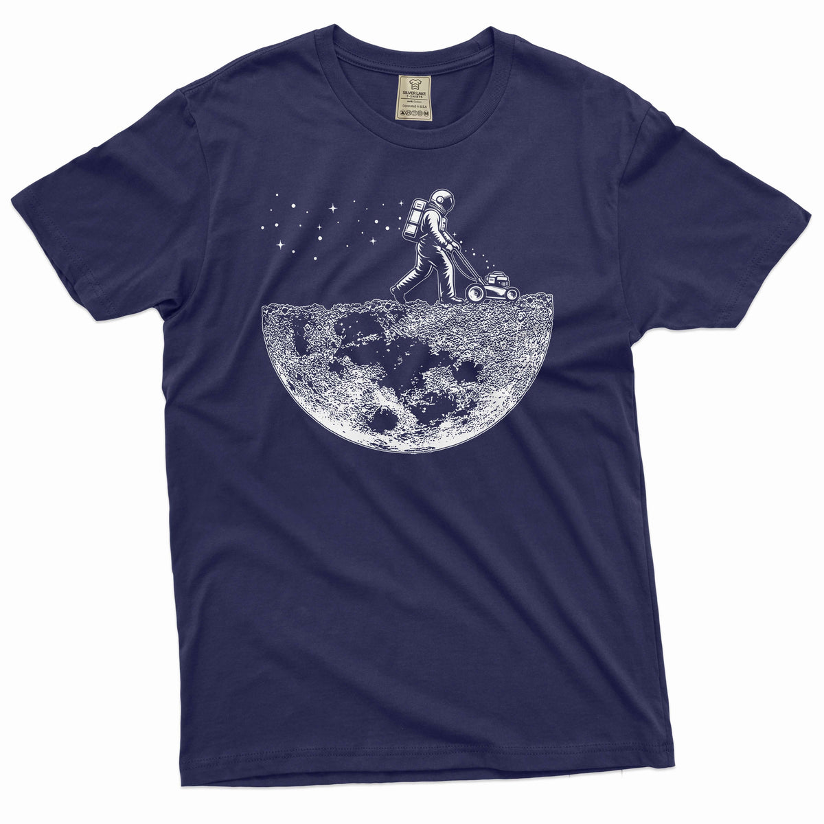 Space T-shirt Astronaut on the moon abstract art creative product image 3