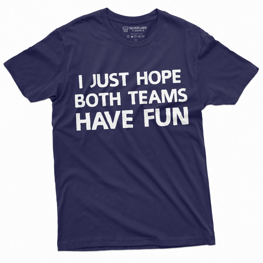 Sports Football Soccer Baseball T-shirt Both teams have fun product image 9