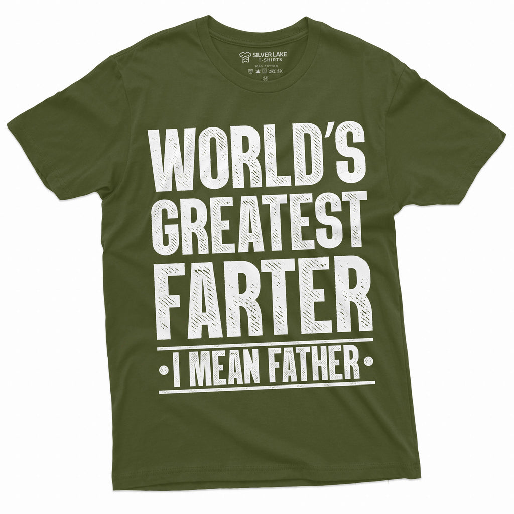 Father's day funny T-shirt Greatest farter I mean father product image 4