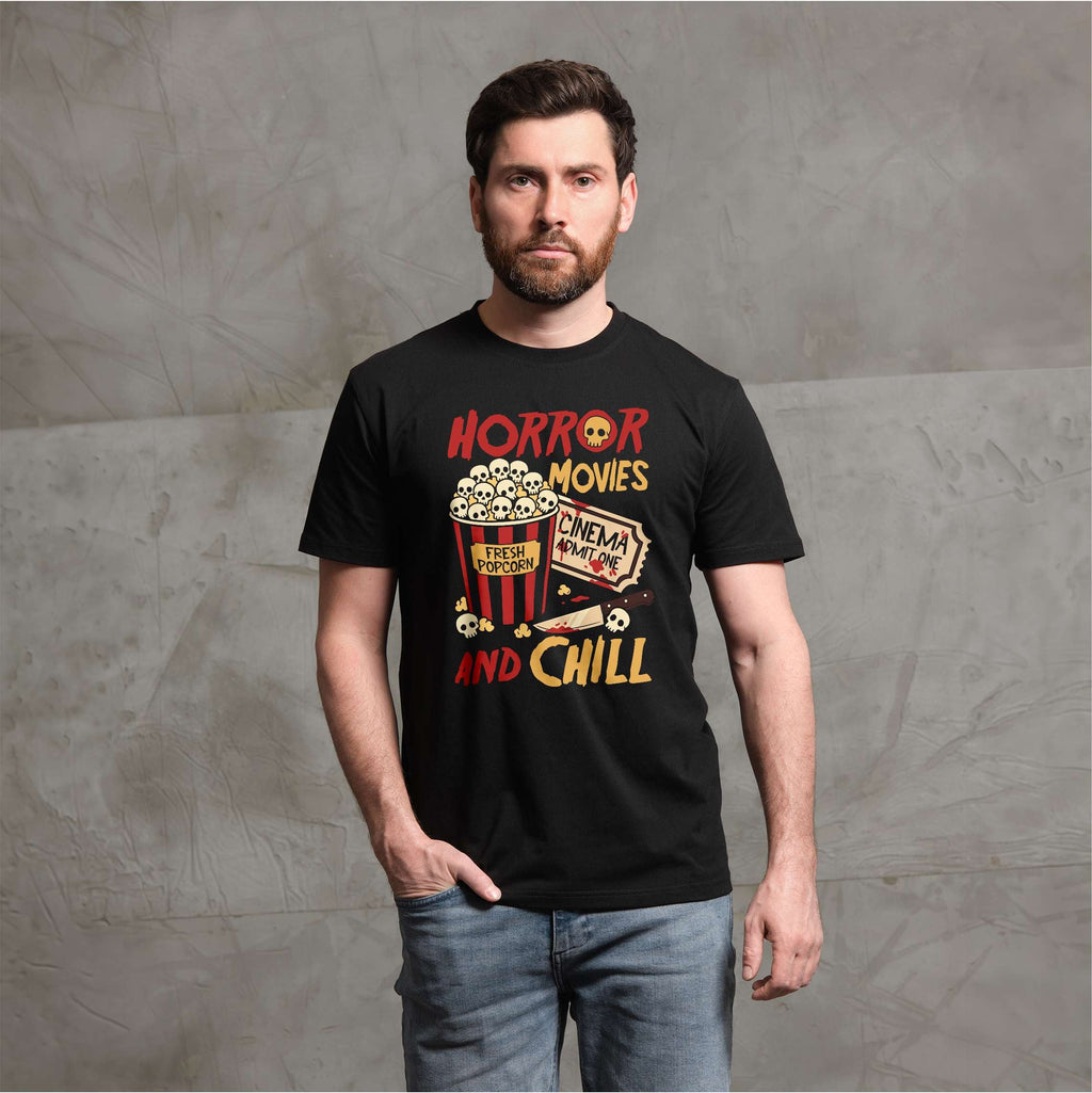 Horror Movies and Chill Shirt Scary Movie Night Halloween product image 2