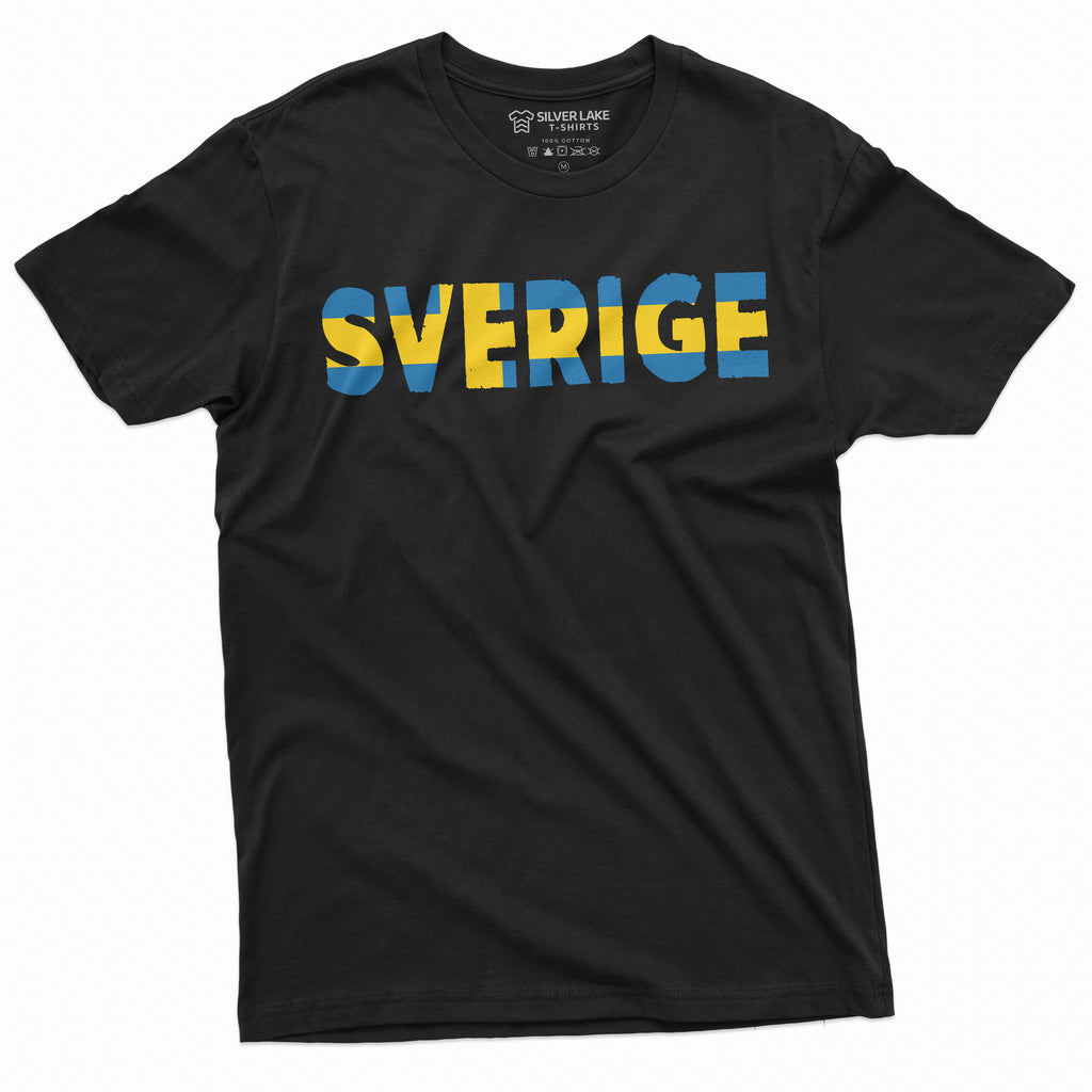Sverige T-shirt Sweden Nordic Viking Swedish Flag Tee Shirt product image 8