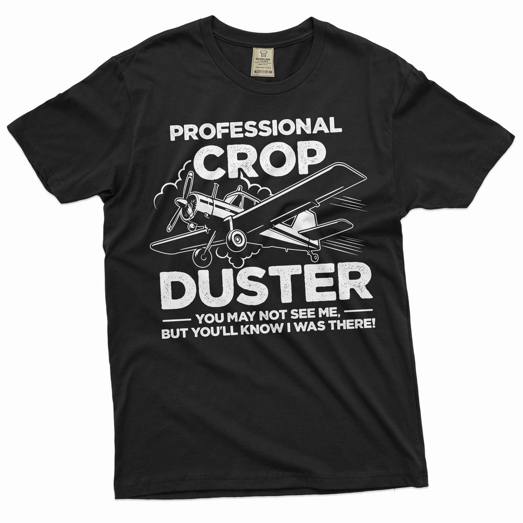 Men's Funny Crop Duster T-shirt Airplane Joke Shirt Farting product image 1