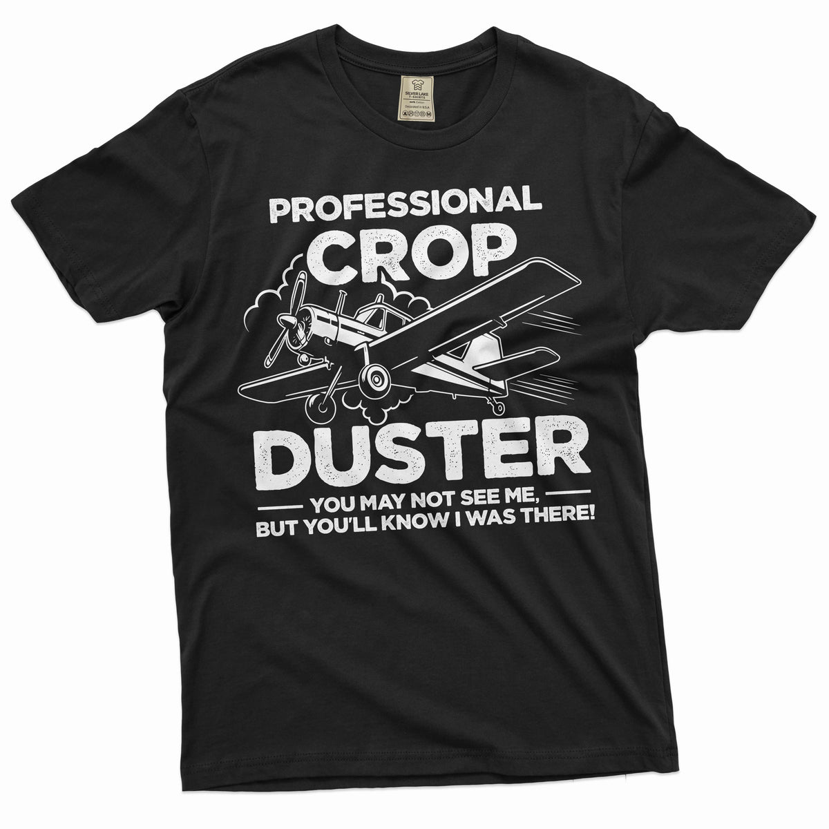 Men's Funny Crop Duster T-shirt Airplane Joke Shirt Farting product image 1