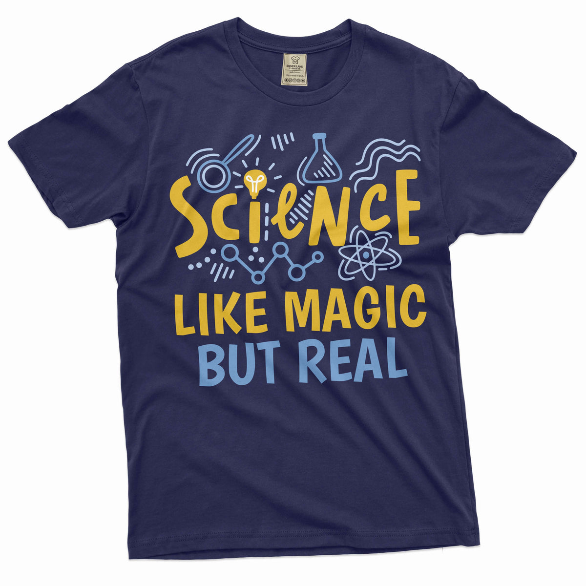 Funny Science T-shirt like magic but real nerd geek gift product image 3