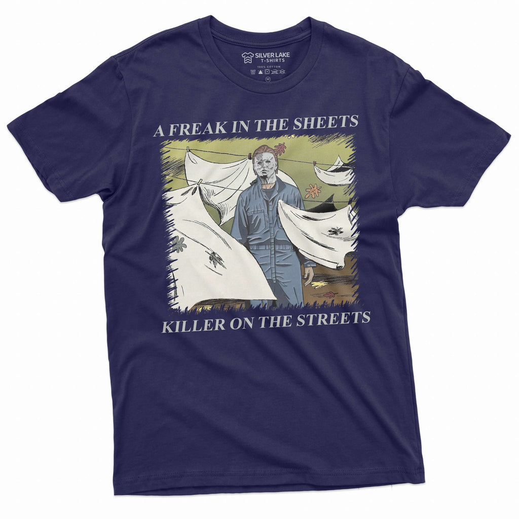 Men's Funny Halloween movie inspired T-shirt Myers popular product image 3