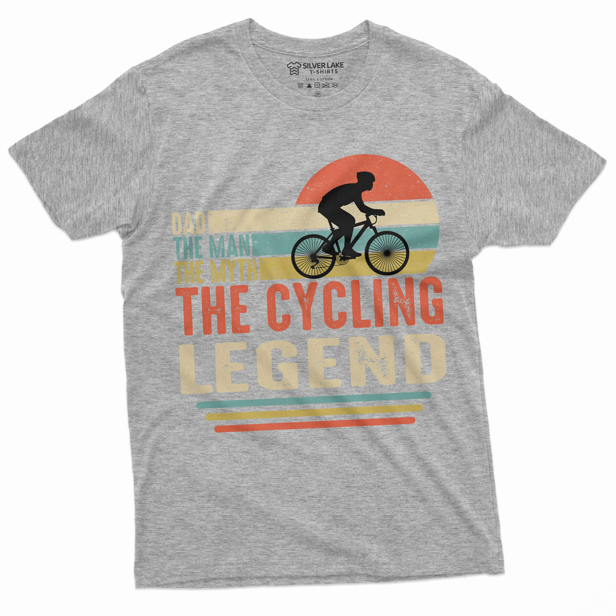 Men's Dad cycling legend shirt Father's day Gift tee product image 5