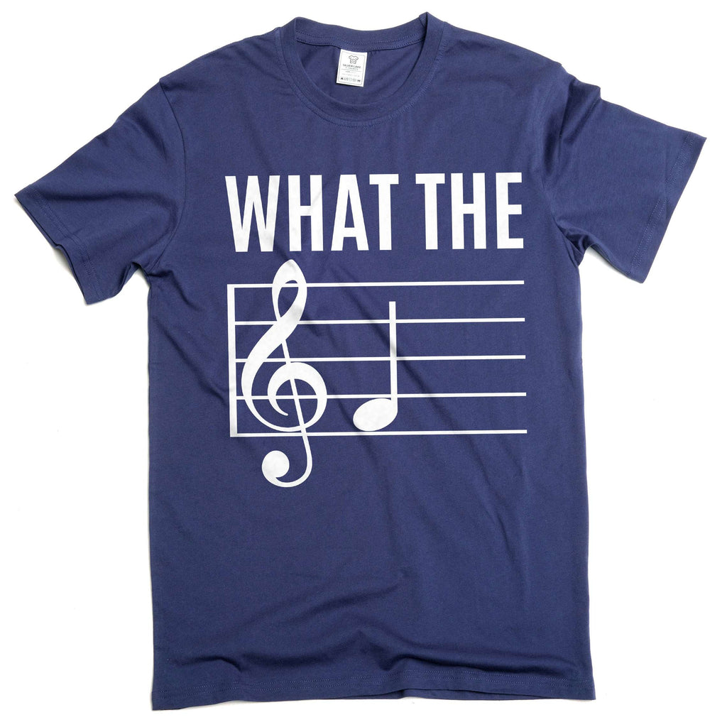 WHAT THE F Funny Musical Note T-shirt Musician Music Piano product image 2