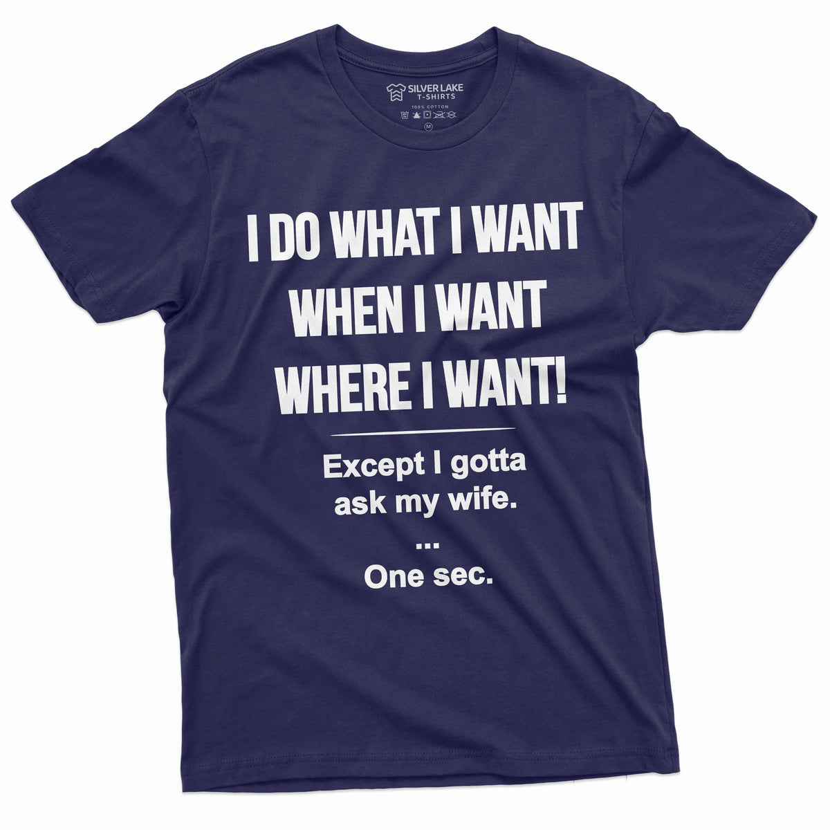 Men's Funny shirt let me ask my wife Husband gift T-shirt product image 3