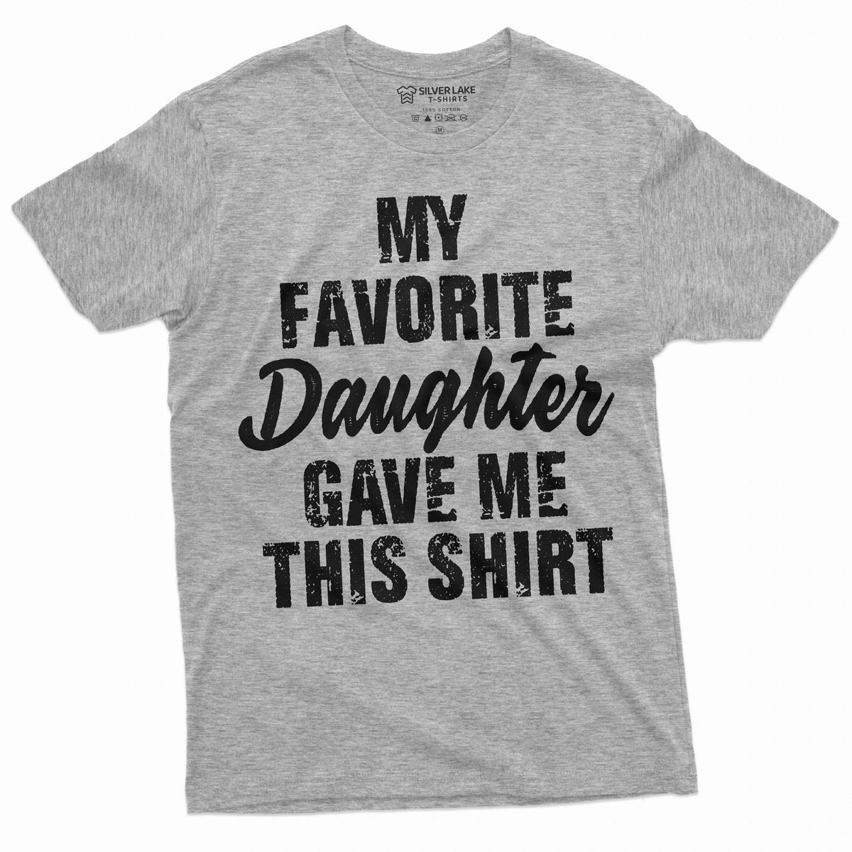 Men's Father's day Gift T-shirt My favorite daughter gave product image 5