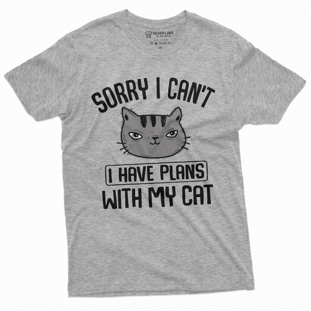 Sorry I cant I have Plans with my Cat funny Pet Lover Peson product image 11