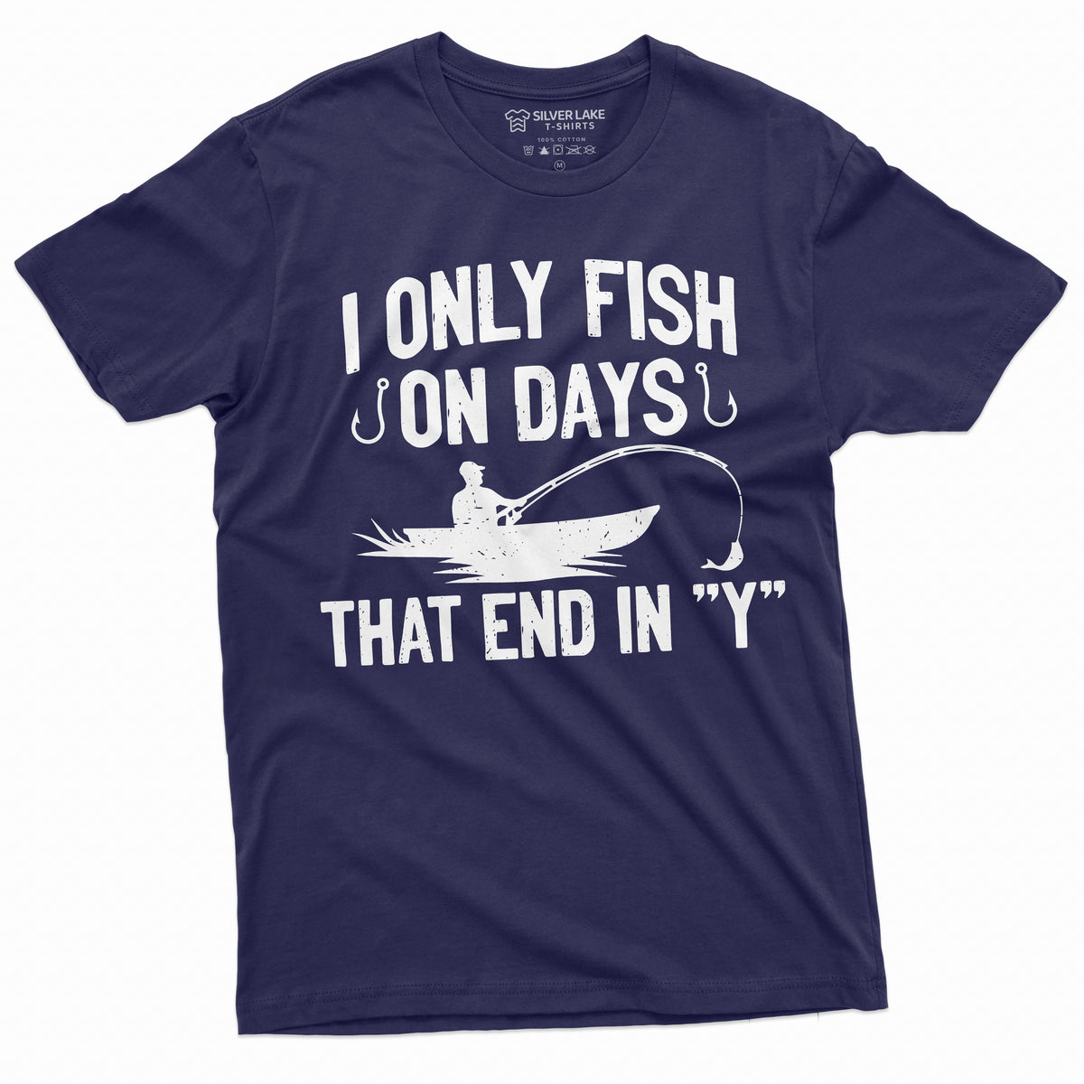 Men's Funny Fishing Shirt I only Fish Humor Tee Fathers day product image 10
