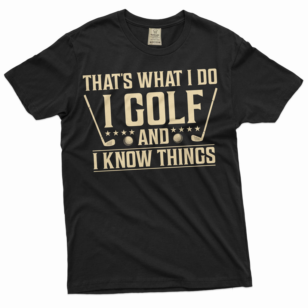 Men's funny golfing T-shirt Golf player sports hobby product image 1