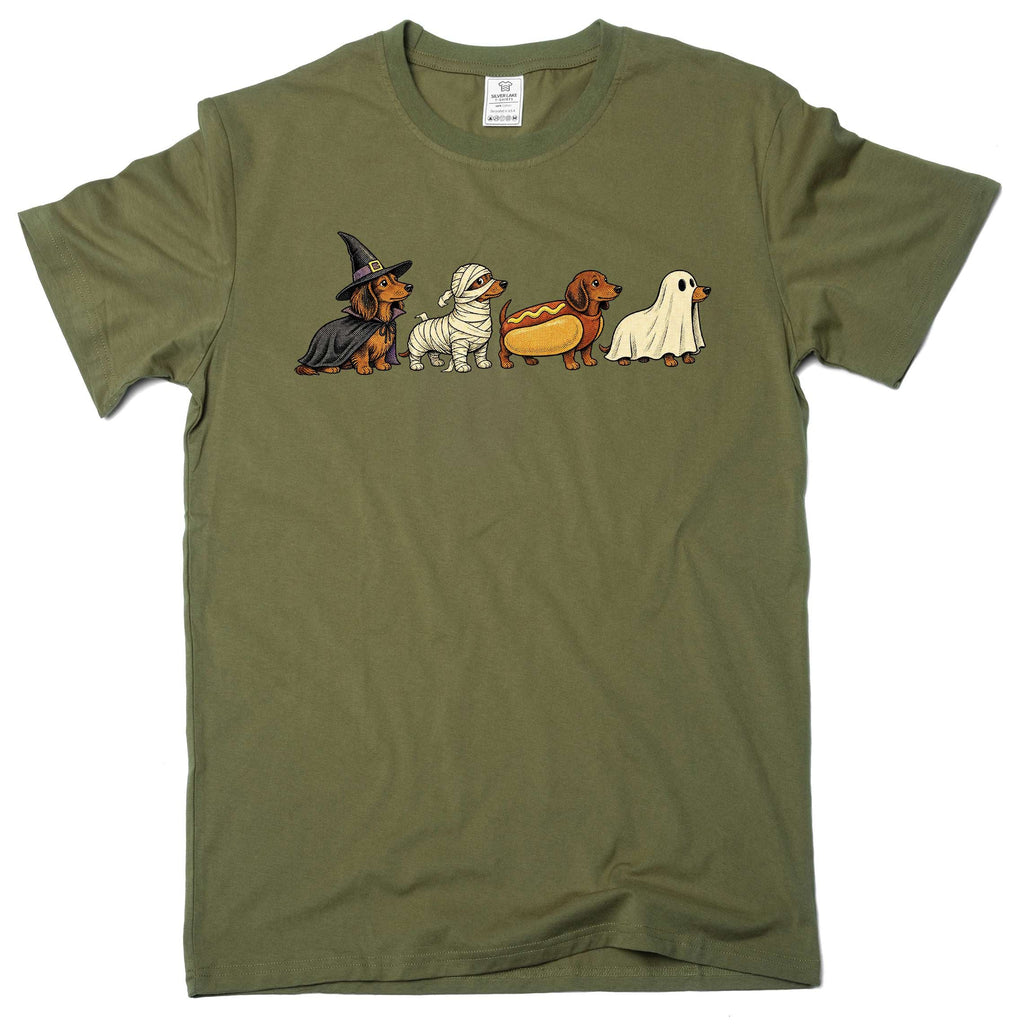 Halloween Dachshund Shirt Funny Wiener Dog Costumes Spooky product image 4