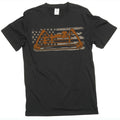 Men's patriotic USA flag archery bow hunting T-shirt sports product image 1
