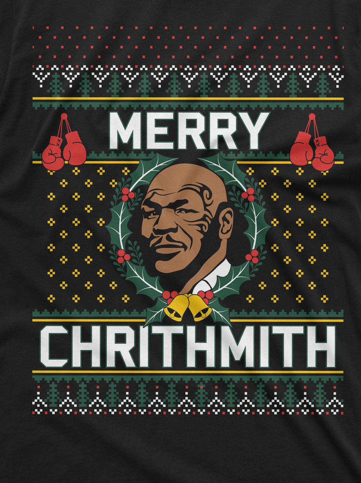 Funny Mike Tyson Merry Chrithmith Shirt Ugly Christmas product image 2