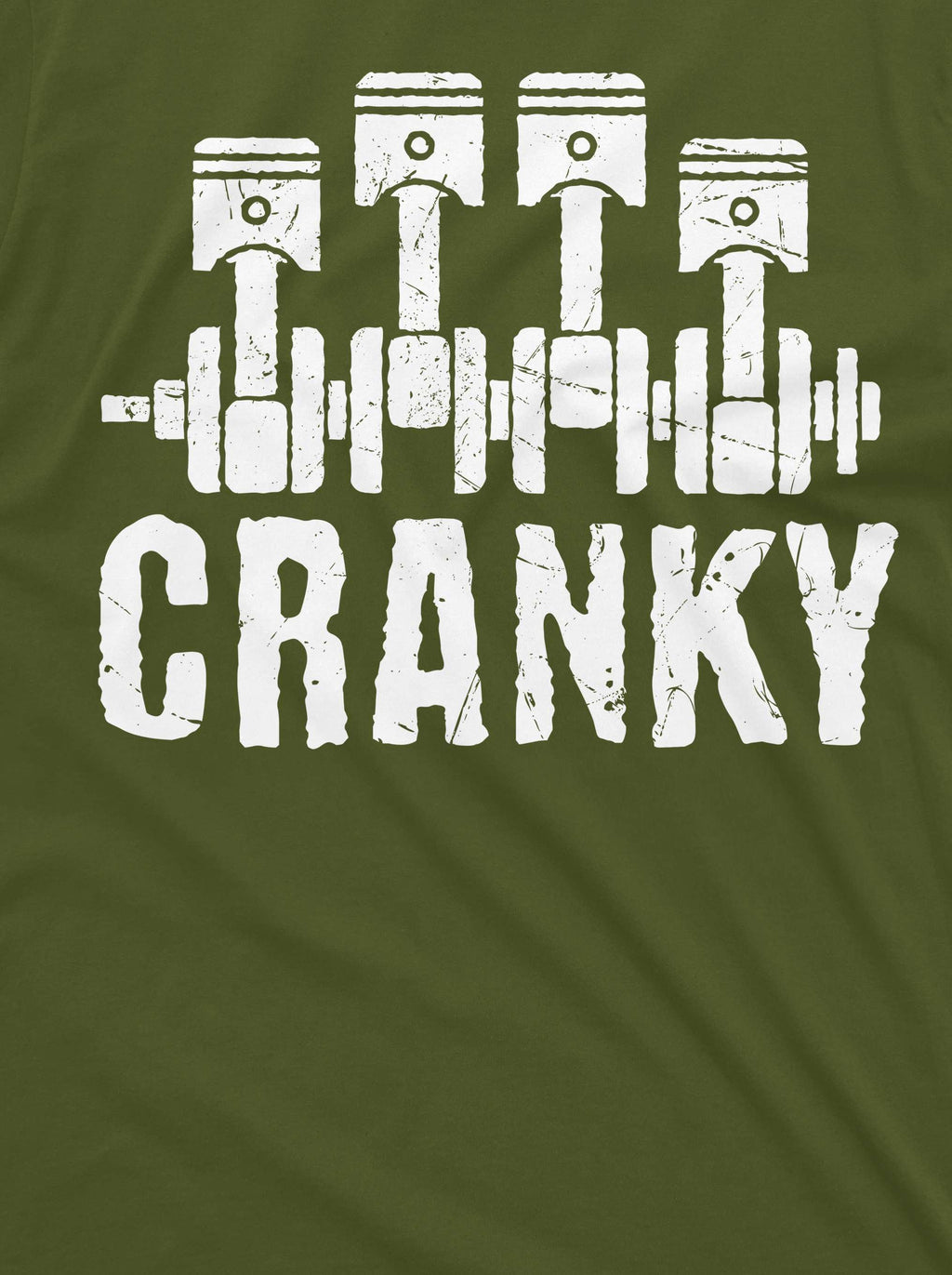 Men's funny Mechanic Tee Cranky Shirt Car Engine Dad product image 2