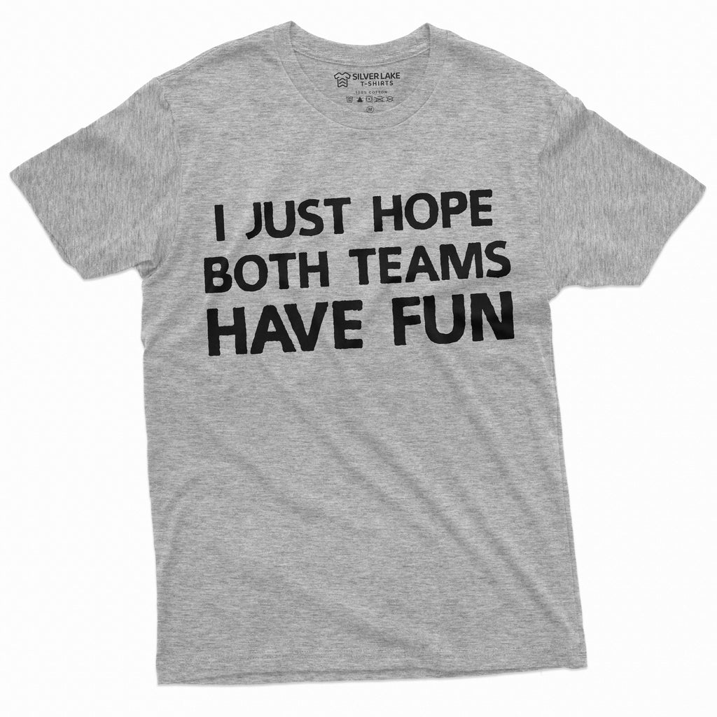Sports Football Soccer Baseball T-shirt Both teams have fun product image 10