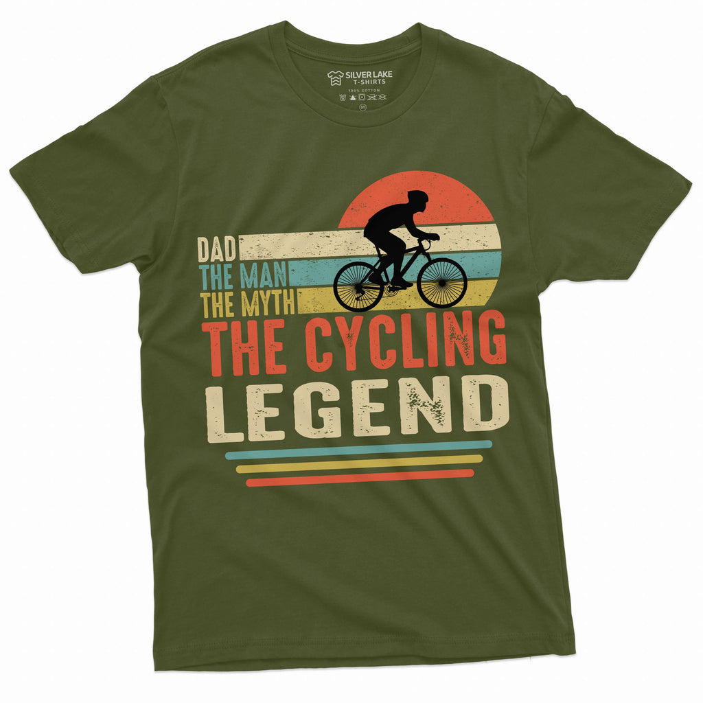 Men's Dad cycling legend shirt Father's day Gift tee product image 4