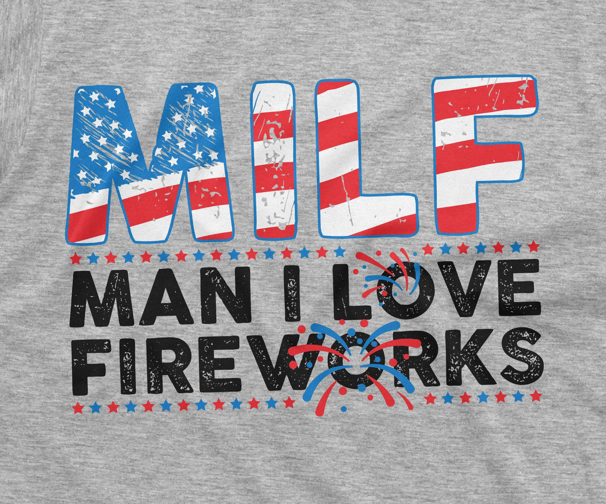 Men's funny fireworks T-shirt 4th of July Patriotic US product image 2