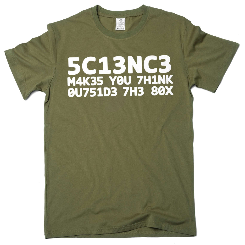 Science Makes You Think Outside The Box Shirt Funny Nerd product image 4