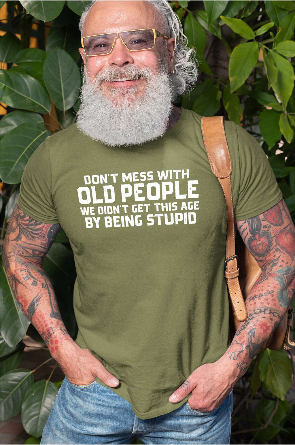Men's funny papa grandpa T-shirt wise old man humorous product image 2