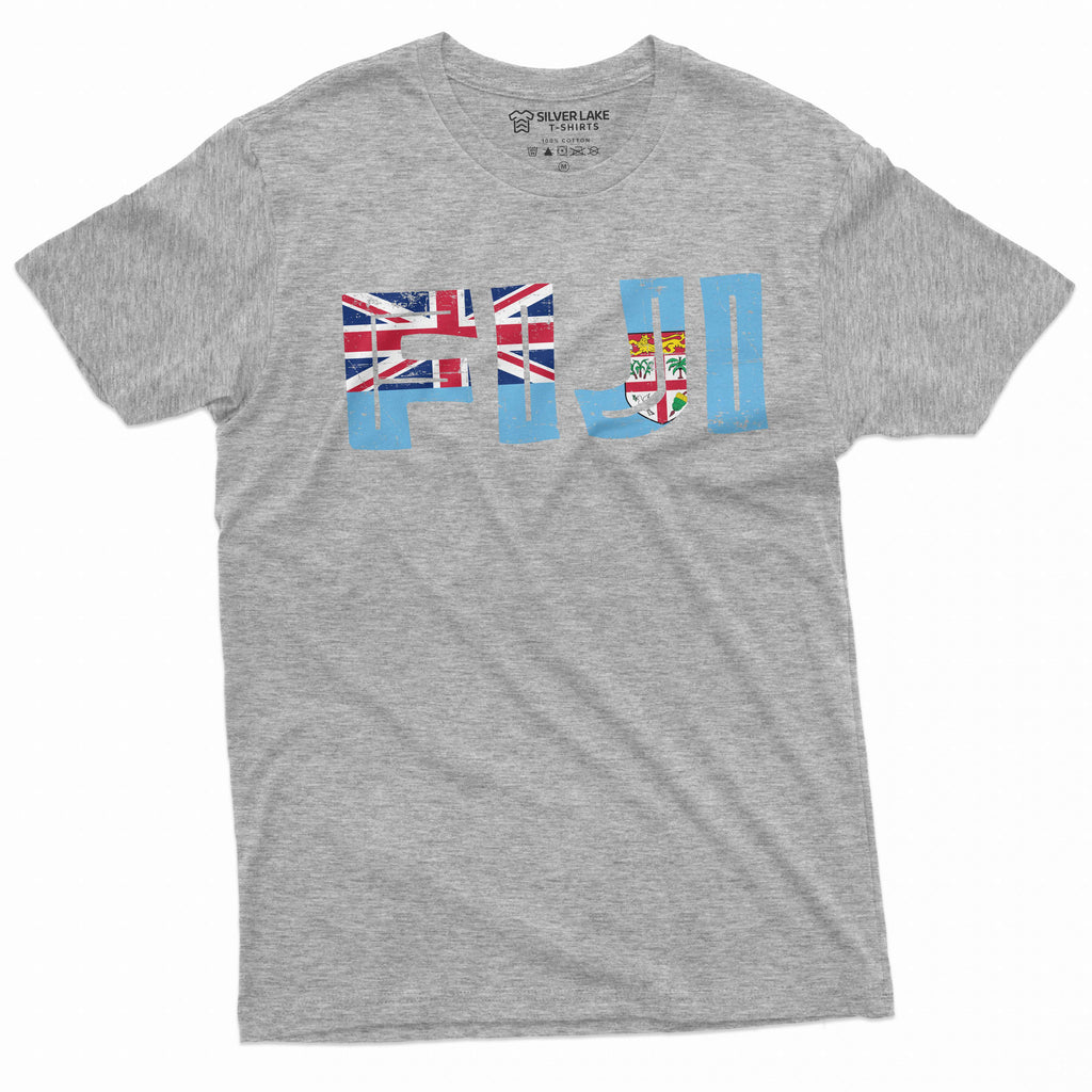 Men's Fiji Shirt Patriotic National Flag Tee Fijian Gifts product image 5