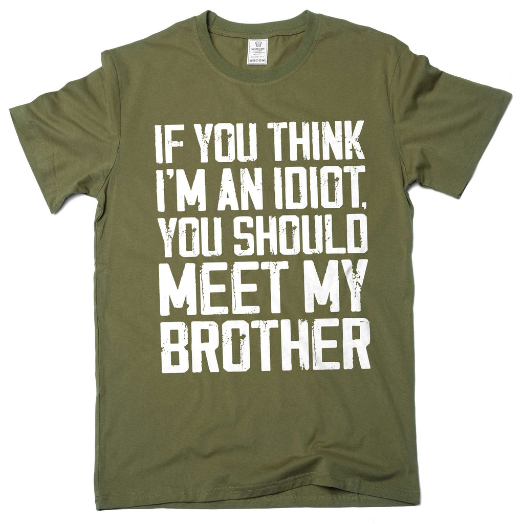 Funny Saying T-shirt Cute Family Shirts Sister Brother product image 4