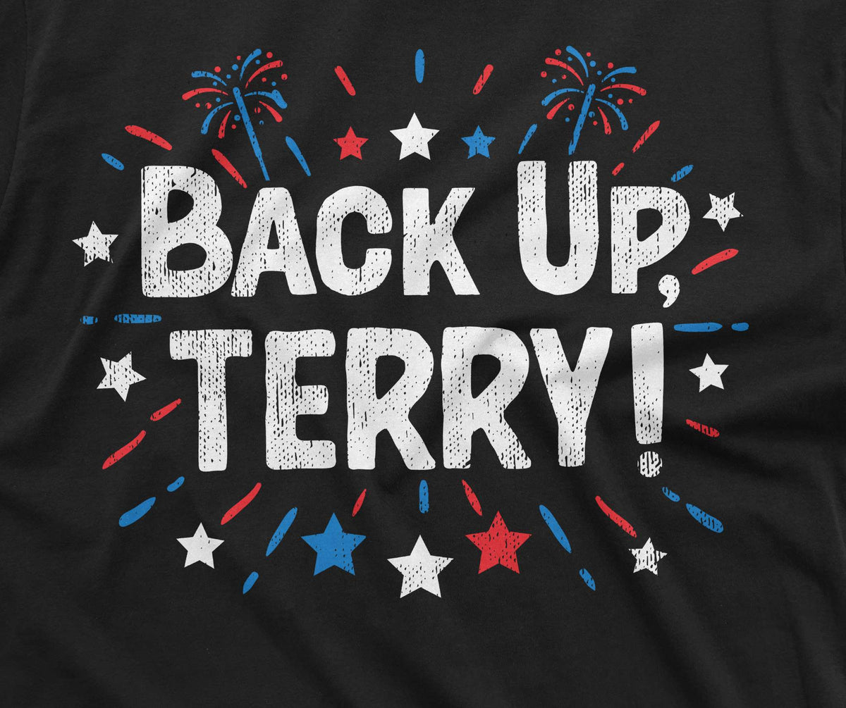 Men's Funny 4th of July shirt Back Up Terry Tee Wheelchair product image 2