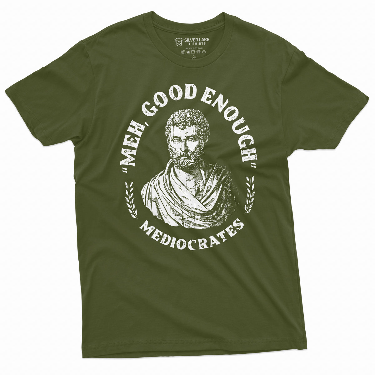 Men's Funny T-shirt Mediocrates meh good enough History product image 4