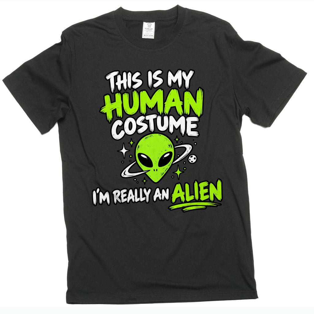 This Is My Human Costume Shirt Funny Alien Halloween product image 1