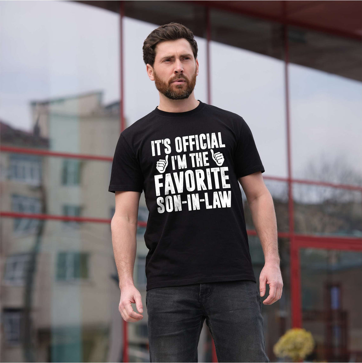 Men's Funny Favorite son-in-law T-shirt Son In Law gifts product image 2