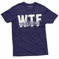 Men's WTF Where is the Fish Funny T-shirt Fisherman Gifts product image 1