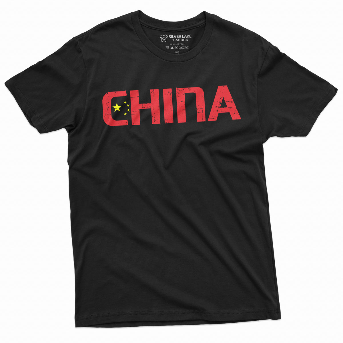 Men's China T-shirt Chinese Flag Coat of Arms Tee Shirt product image 1