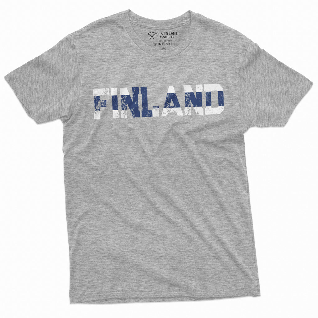 FINLAND T-shirt Suomi Mens Tee Finnish Flag Coat of arms product image 11
