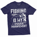 Men's Fishing anger management T-shirt Fisherman hobby product image 1
