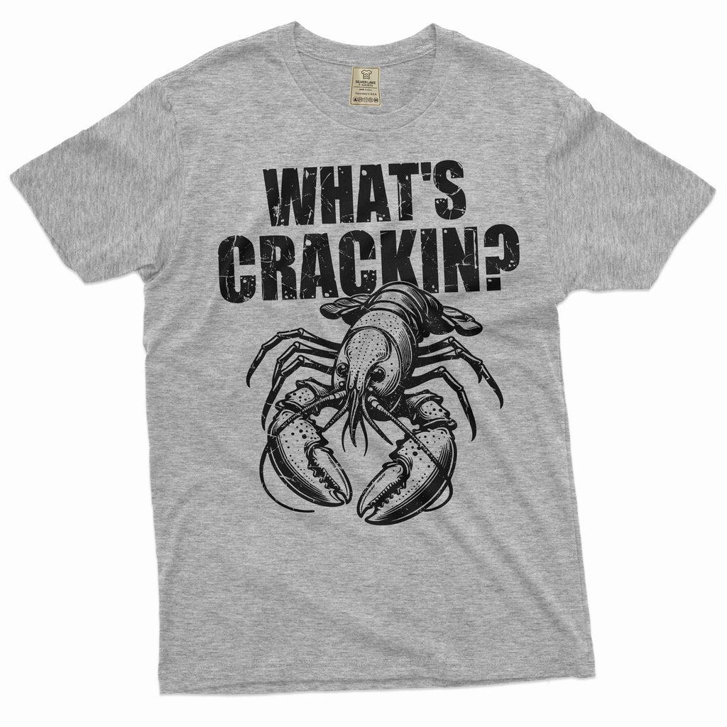 Men's Funny What's Crackin Lobster T-shirt Humor Humorous product image 5