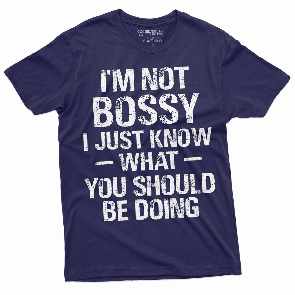 Funny I am not bossy tee shirt manager boss businessman product image 3
