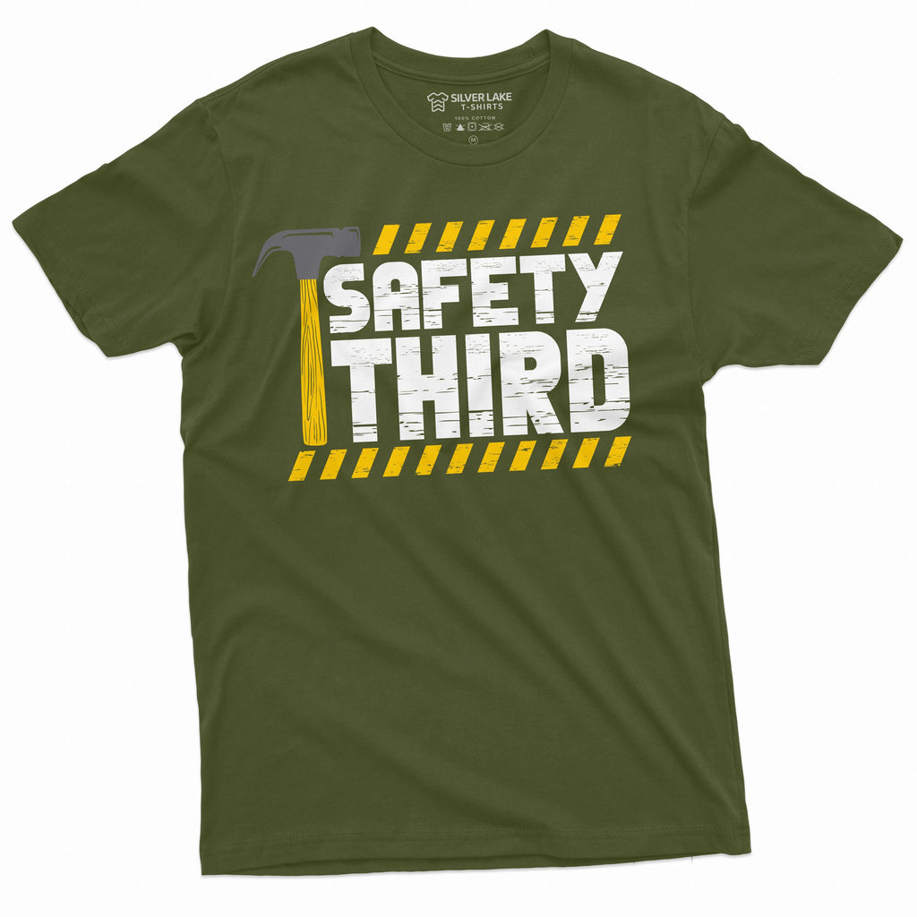 Men's 4th of July Funny Safety third T-shirt fireworks product image 4