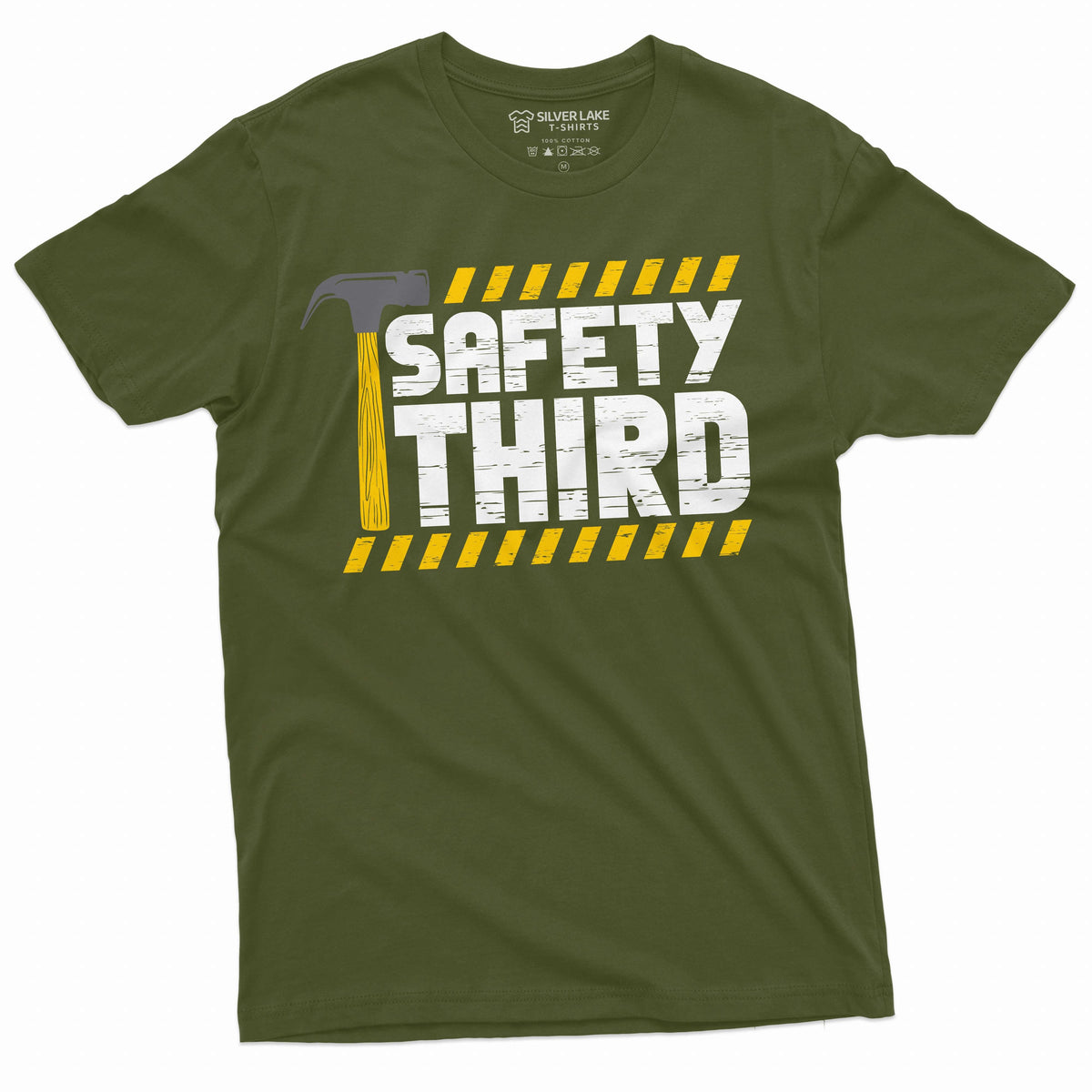 Men's 4th of July Funny Safety third T-shirt fireworks product image 4