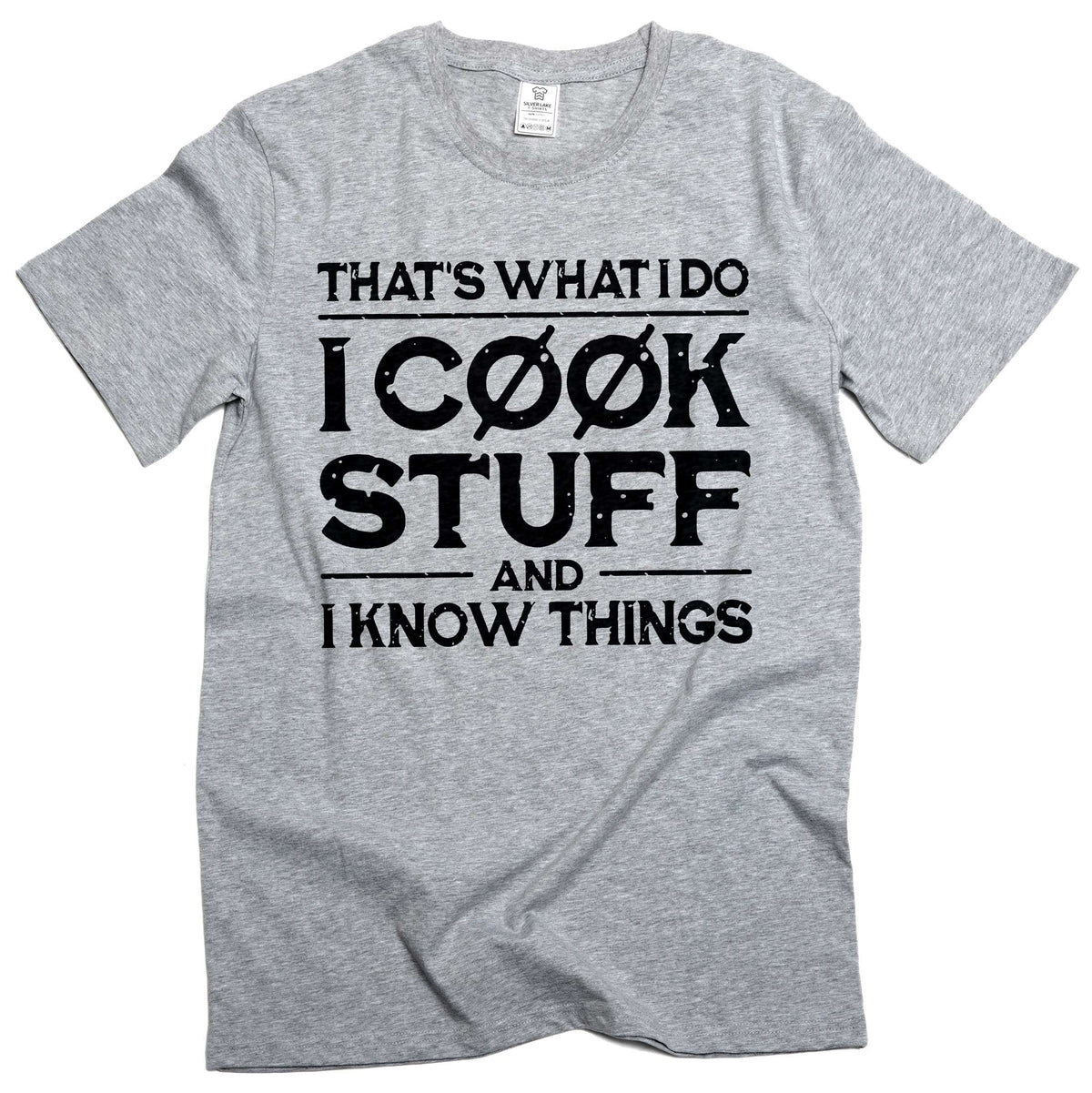 Men's funny I cook and know things humorous cooking bbq product image 5