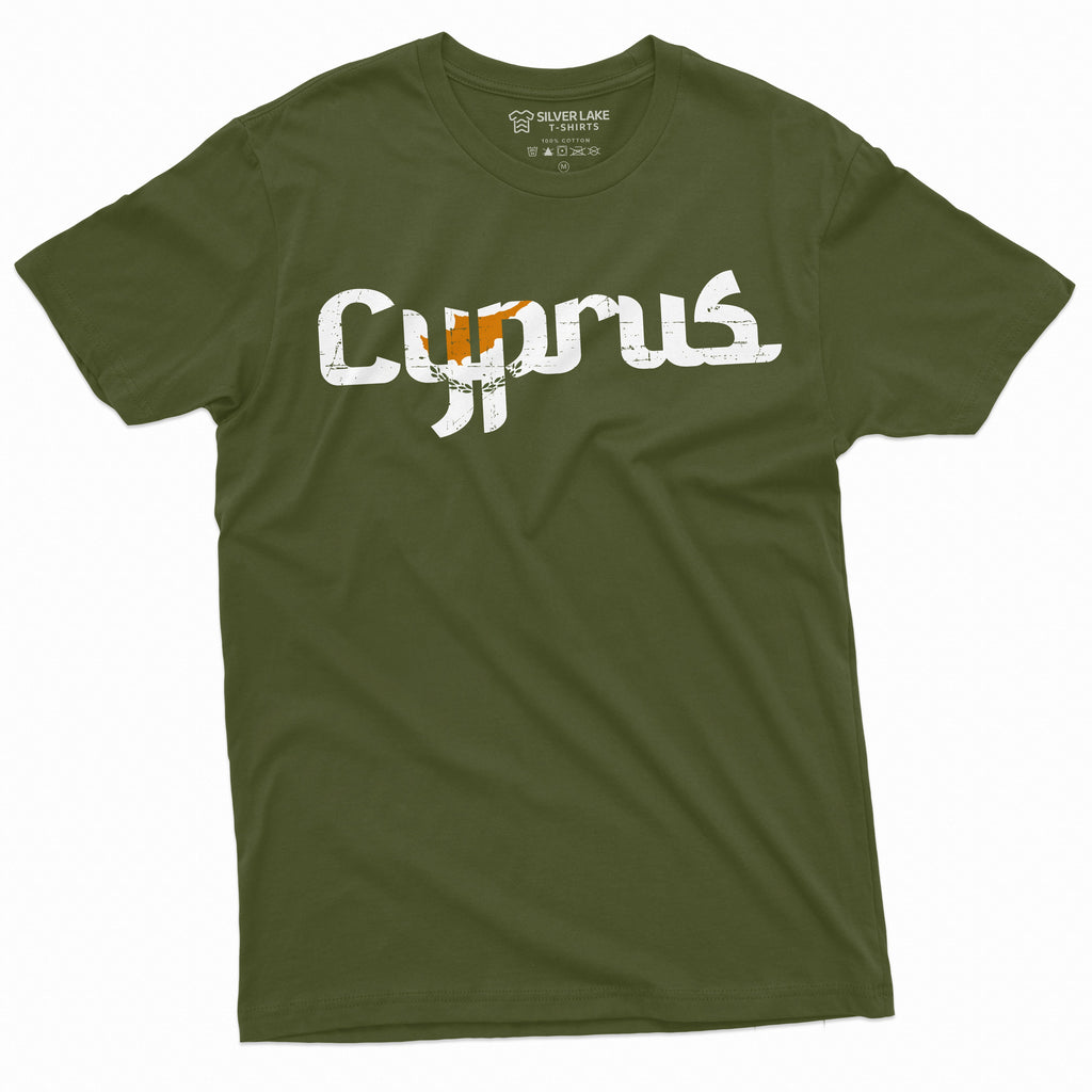 Men's Cyprus T-shirt Nation Flag Coat of arms Republic of product image 4